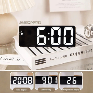 LED Digital Alarm Clock With Display