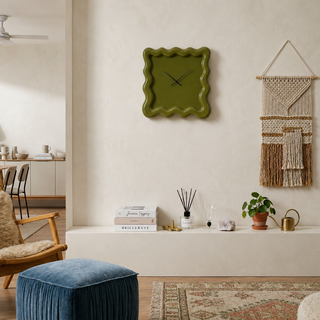 Modern Sculptural Wall Clock