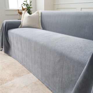 Durable and Pet-Friendly Herringbone Sofa Cover