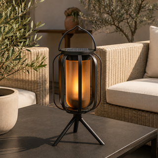 Solar-Powered Outdoor Tripod Lantern