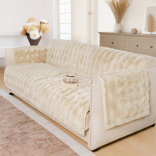 Waterproof Fluffy Sofa Cover