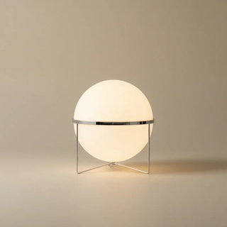 Sculptural Modern Chrome Floor Lamp