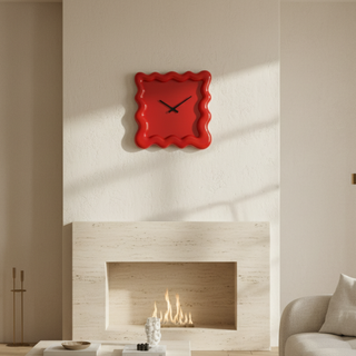 Modern Sculptural Wall Clock
