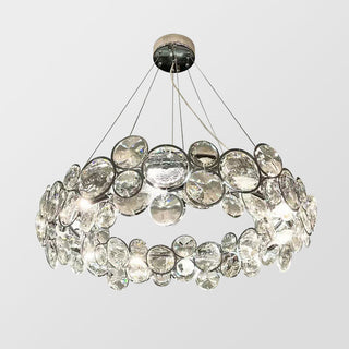 Modern Crystal Ring Chandelier Ceiling Light