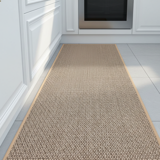 Woven Kitchen Mat With Non Slip Rubber Backing