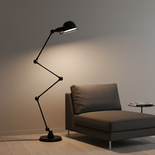 Leon Modern Adjustable Industrial Floor Lamp