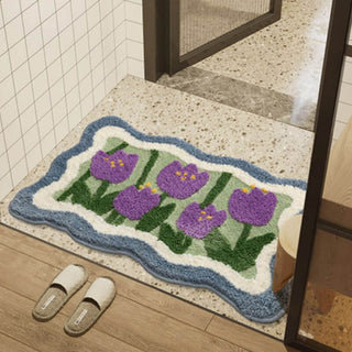 Floral Bath Mat