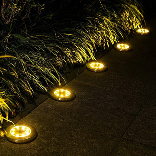 Solar Ground Lights – LED Pathway Lamps for Garden