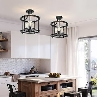 Modern 3-Light Flush Mount Ceiling Light