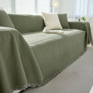 Plush Chenille Winter Sofa Cover