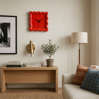 Modern Sculptural Wall Clock