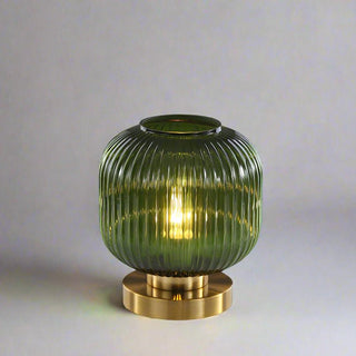 Nordic Green Glass Table Lamp
