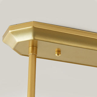 Nordic Crystal Linear Chandelier For Kitchen Island