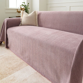 Durable and Pet-Friendly Herringbone Sofa Cover