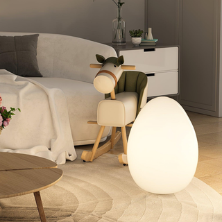 Modern Sculptural  Oval LED Floor Lamp