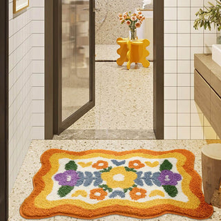 Floral Bath Mat