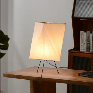 Japanese Rice Paper Sculptural Floor Lamp