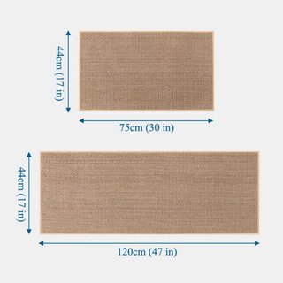 Woven Kitchen Mat With Non Slip Rubber Backing