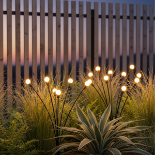 Solar Firefly Garden Lights With Flexible LED Stems