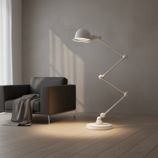 Leon Modern Adjustable Industrial Floor Lamp