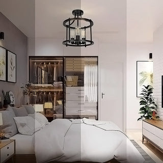 Modern 3-Light Flush Mount Ceiling Light