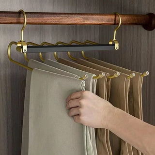 Elegant Space-Saving Aluminium Trouser Hanger