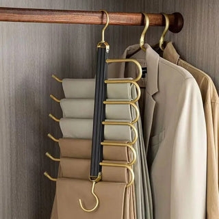 Elegant Space-Saving Aluminium Trouser Hanger