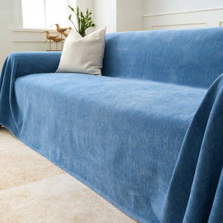 Durable and Pet-Friendly Herringbone Sofa Cover
