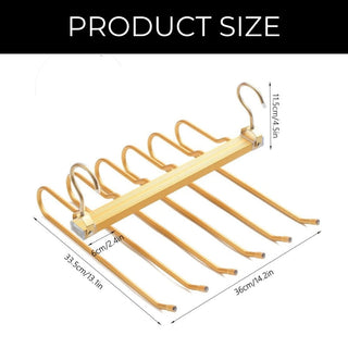 Elegant Space-Saving Aluminium Trouser Hanger