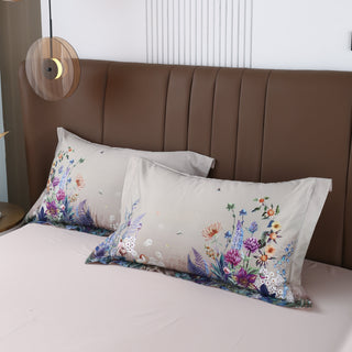 Purple Floral Pillowcases