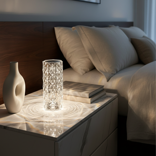 Elegant Acrylic Colour Changing LED Table Lamp