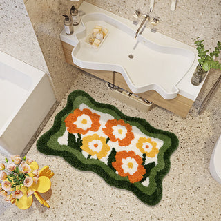 Floral Bath Mat
