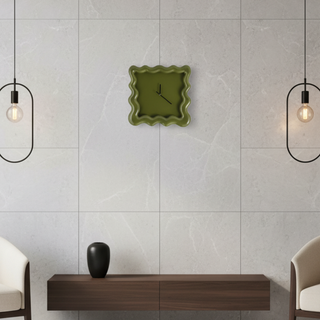 Modern Sculptural Wall Clock