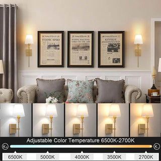 Elegant Rechargeable Wireless Wall Light – 2 Pack