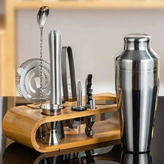 Stainless Steel Elite Cocktail Set – Luxury Metallic Bar Kit