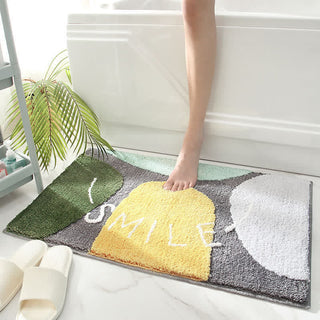 Decorative Bath Rug with Non-Slip Backing