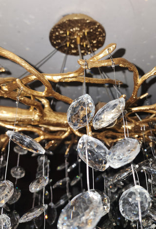 French Branch Crystal Chandelier