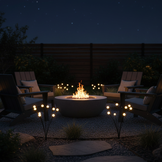 Solar Firefly Garden Lights With Flexible LED Stems