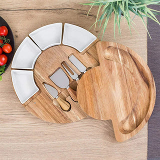 Cheese Board Set with Bowls and Knives