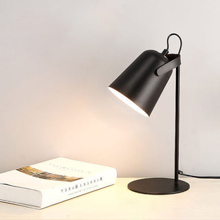Nordic Metal Cone Table Lamp With E27 Socket