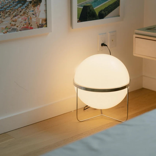 Sculptural Modern Chrome Floor Lamp