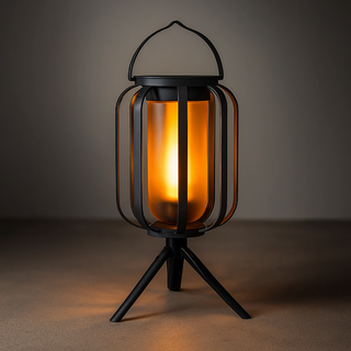 Solar-Powered Outdoor Tripod Lantern
