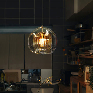 Modern Glass Globe Ceiling Pendant Light