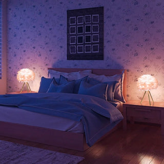 Feather Tripod Table Lamp