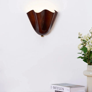 Retro Art Deco Stained Glass Wall Light