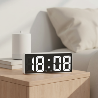 LED Digital Alarm Clock With Display