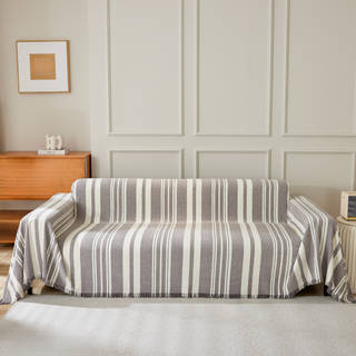 Soft Striped Sofa Cover