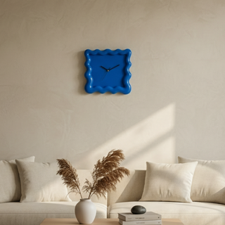 Modern Sculptural Wall Clock