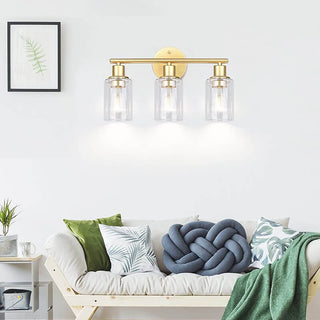 Black Retro Wall Lamp with Reversible Mount