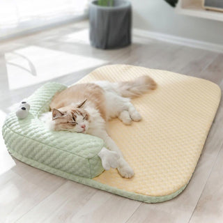 Cooling Orthopaedic Pet Bed with Neck Support